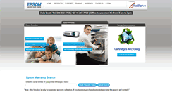 Desktop Screenshot of epsonwarranty.co.za